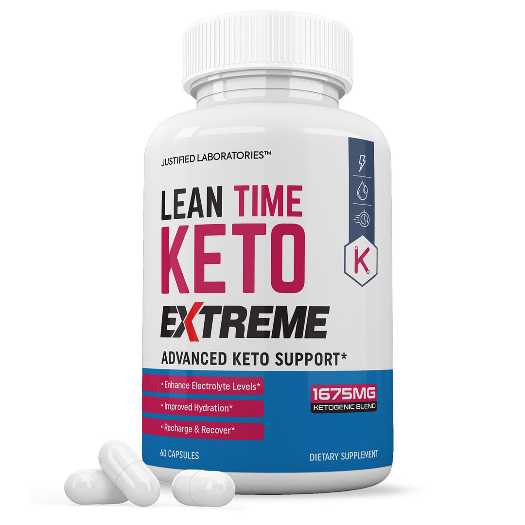 1 Bottle of Lean Time Keto ACV Extreme Pills 1675MG
