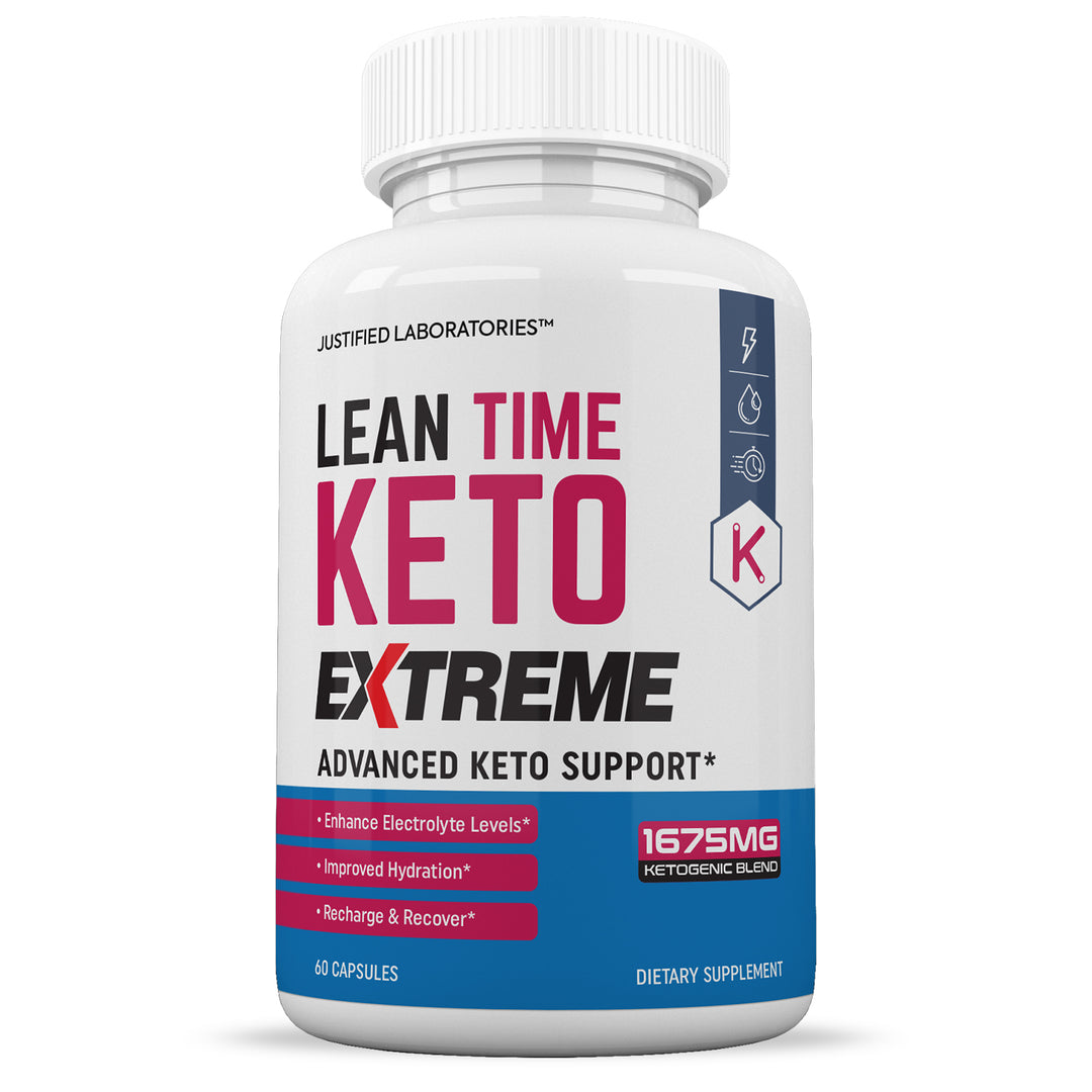 Front of Lean Time Keto ACV Extreme Pills 1675MG