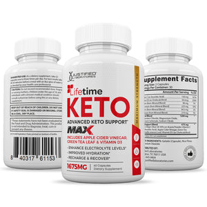 Lifetime Keto ACV Max Pills 1675MG