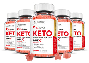 5 bottles of Lifetime Keto Max Gummies