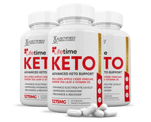 Cargar imagen en el visor de la Galería, 3 bottles of Lifetime Keto ACV Pills 1275MG
