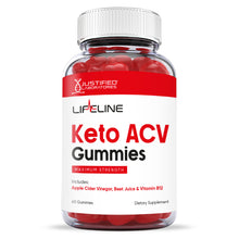 Load image into Gallery viewer, front facing of Lifeline Keto ACV Gummies