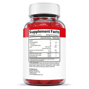 supplement facts of Lifeline Keto ACV Gummies