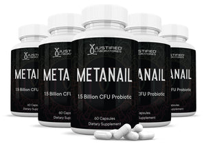 5 bottles of Metanail 1.5 Billion CFU Pills