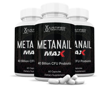 Load image into Gallery viewer, 3 bottles of 3 X Stronger Metanail Max 40 Billion CFU Pills