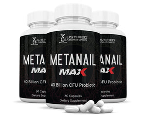 3 bottles of 3 X Stronger Metanail Max 40 Billion CFU Pills