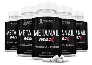 5 bottles of 3 X Stronger Metanail Max 40 Billion CFU Pills