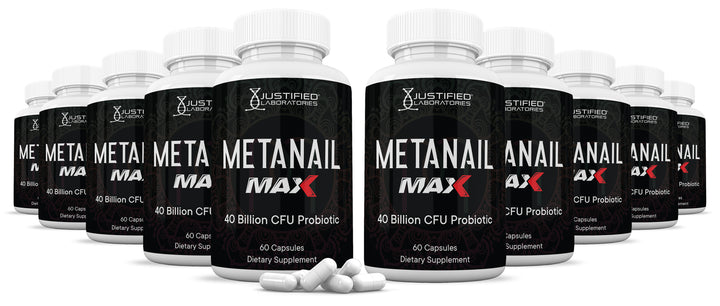 10 bottles of 3 X Stronger Metanail Max 40 Billion CFU Pills