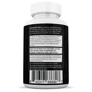 Suggested Use and warnings of 3 X Stronger Metanail Max 40 Billion CFU Pills