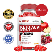 Load image into Gallery viewer, 2 x Stronger Macro Keto ACV Gummies Extreme 2000mg
