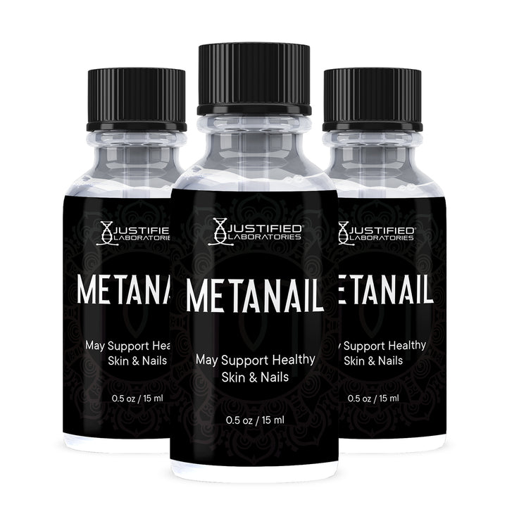 3 bottles of Metanail Nail Serum