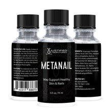 Load image into Gallery viewer, All sides of bottle of the Metanail Nail Serum