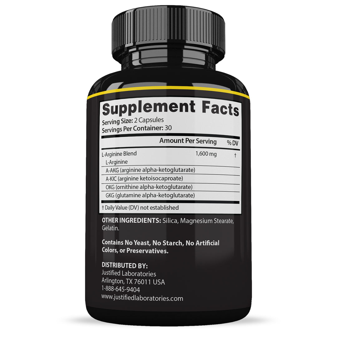 Supplement facts of Maasalong Max Men’s Health Supplement 1600MG