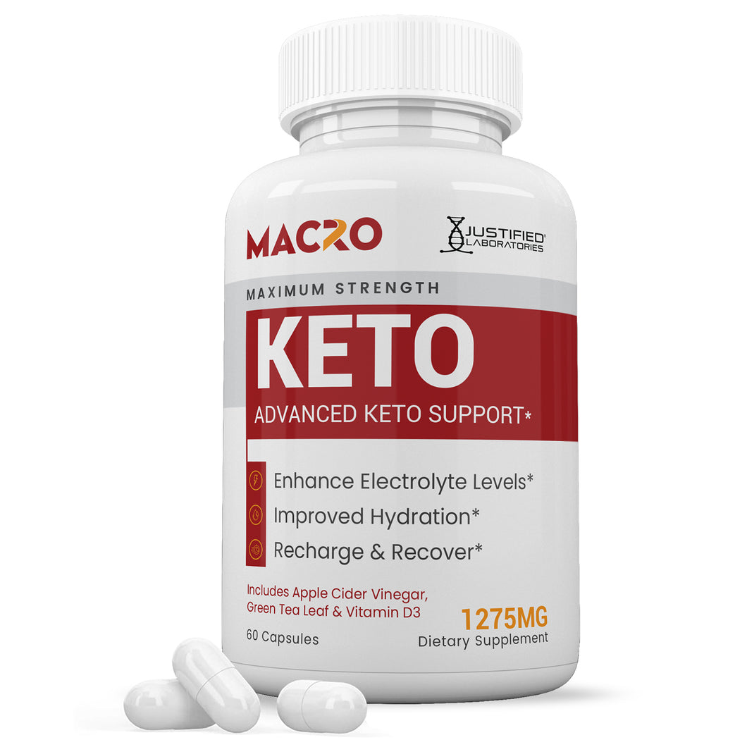 Macro Keto ACV Pills 1275MG