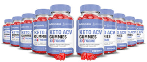 10 bottles Microbio Keto ACV Gummies Extreme 2000mg