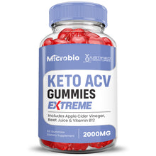 Load image into Gallery viewer, Front of  Microbio Keto ACV Gummies Extreme 2000mg