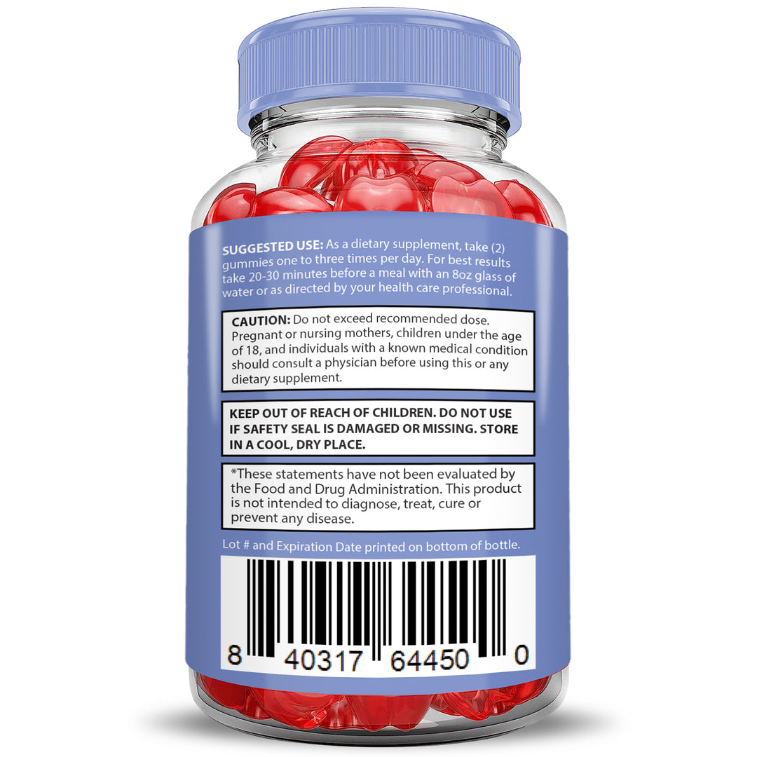Suggested use of Microbio Keto ACV Gummies Extreme 2000mg