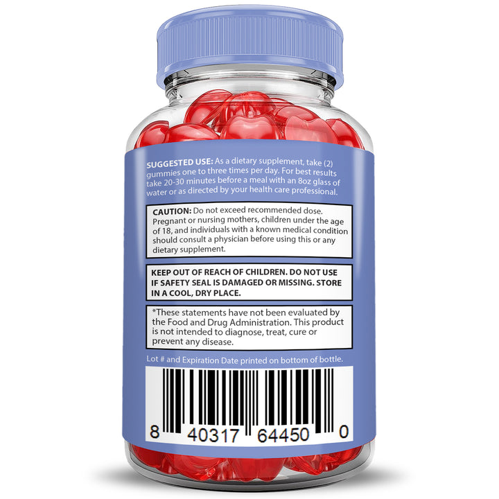 Suggested use of Microbio Keto ACV Gummies Extreme 2000mg