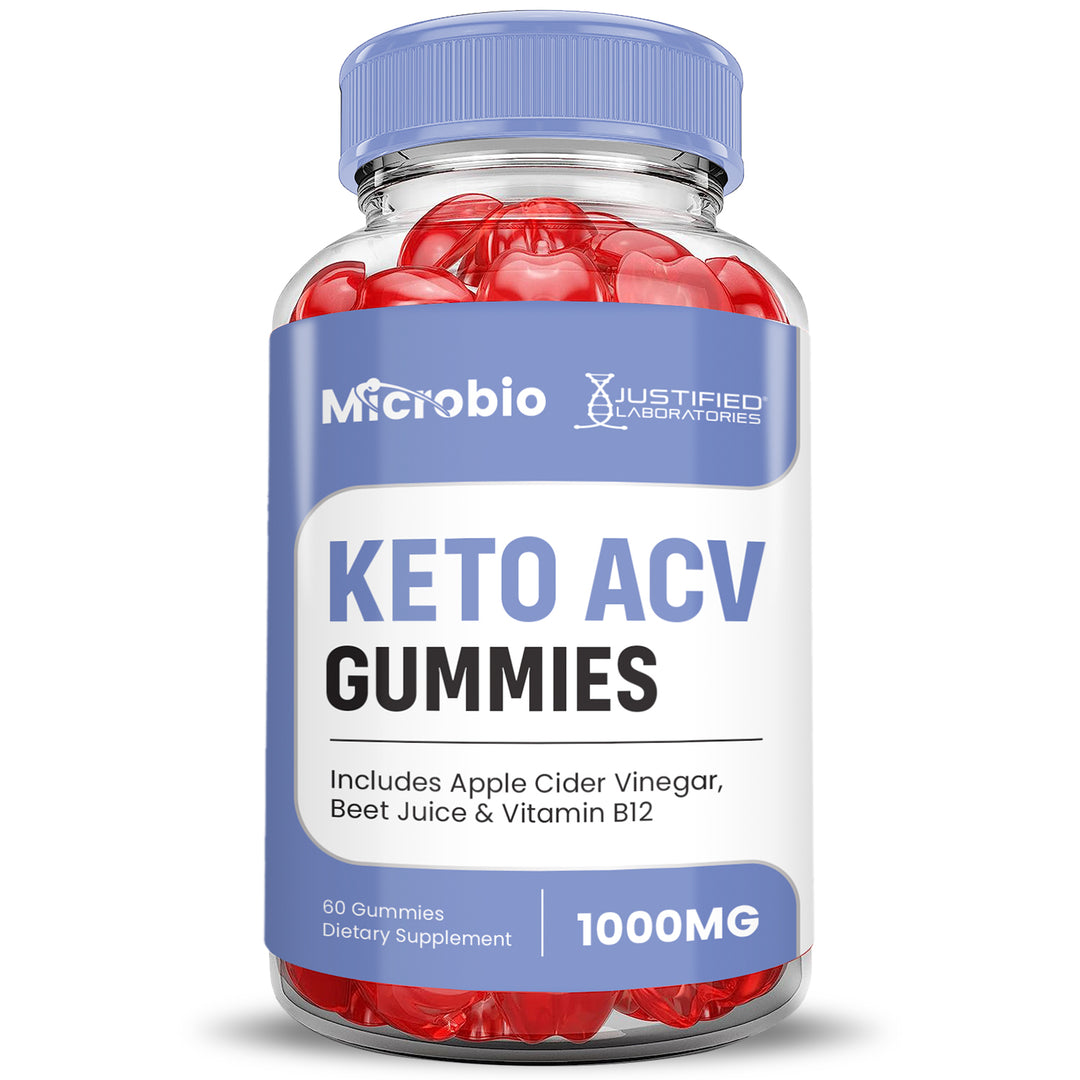 Front of  Microbio Keto ACV Gummies 1000MG
