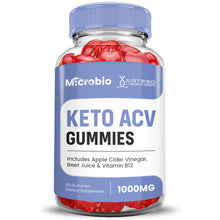 Charger l&#39;image dans la galerie, Front of  Microbio Keto ACV Gummies 1000MG