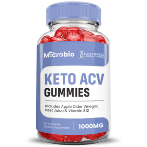 Front of  Microbio Keto ACV Gummies 1000MG