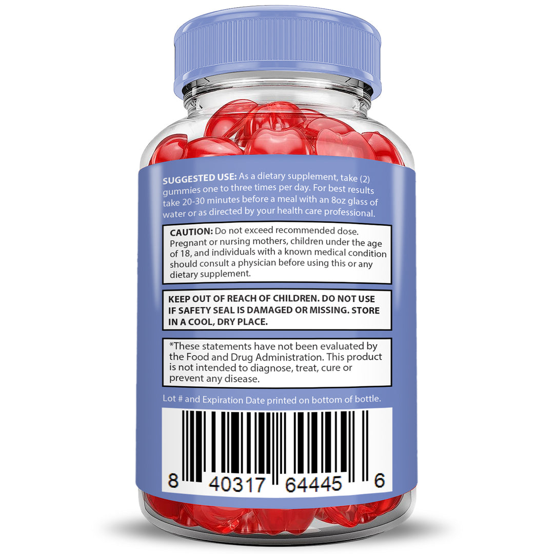 Suggested use of Microbio Keto ACV Gummies 1000MG