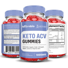 Charger l&#39;image dans la galerie, 3 Sided of Bottle of Microbio Keto ACV Gummies 1000MG