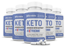 Laden Sie das Bild in den Galerie-Viewer, 5 bottles of Microbio Keto ACV Extreme Pills 1675MG