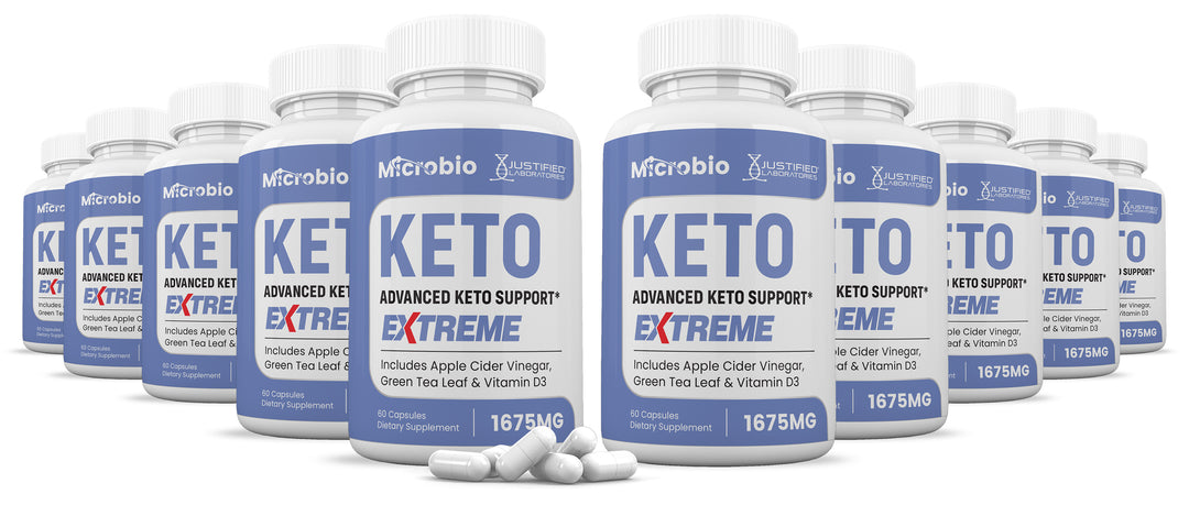 10 Bottles of Microbio Keto ACV Extreme Pills 1675MG
