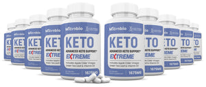 10 Bottles of Microbio Keto ACV Extreme Pills 1675MG