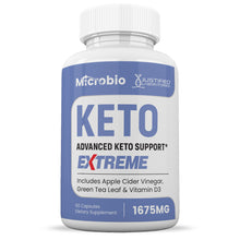 Laden Sie das Bild in den Galerie-Viewer, Front of Microbio Keto ACV Extreme Pills 1675MG