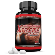 Cargar imagen en el visor de la Galería, 1 bottle of Nitric Oxide Xtreme 5000 Men’s Health Supplement 1600mg