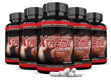 Cargar imagen en el visor de la Galería, 5 bottles of Nitric Oxide Xtreme 5000 Men’s Health Supplement 1600mg
