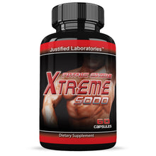 Cargar imagen en el visor de la Galería, Front facing image of Nitric Oxide Xtreme 5000 Men’s Health Supplement 1600mg