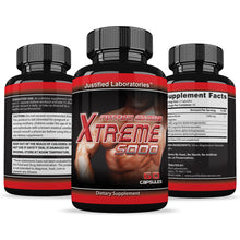 Cargar imagen en el visor de la Galería, All sides of bottle of the Nitric Oxide Xtreme 5000 Men’s Health Supplement 1600mg