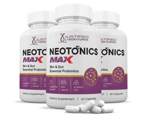 3 bottles of Neotonics Max 40 Billion CFU