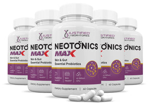 5 bottles of Neotonics Max 40 Billion CFU