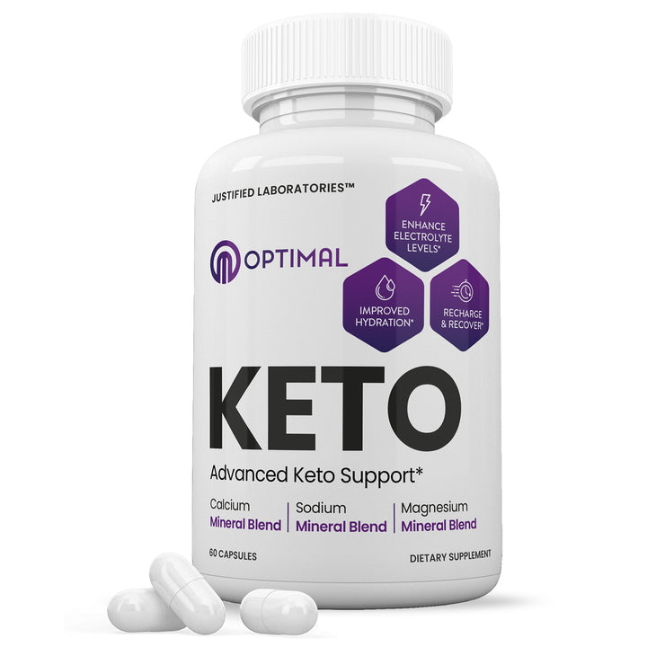 1 Bottle of Optimal Keto ACV Pills 1275MG