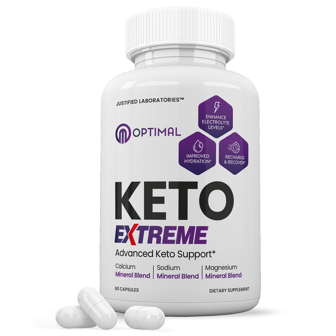 1 Bottle of Optimal Keto ACV Extreme Pills 1675MG