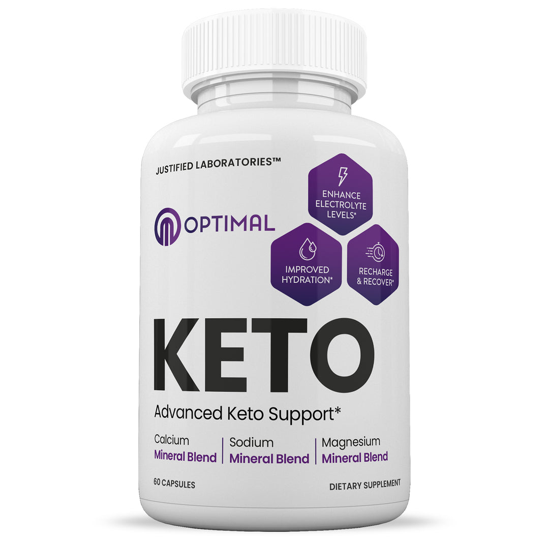 Front of Optimal Keto ACV Pills 1275MG