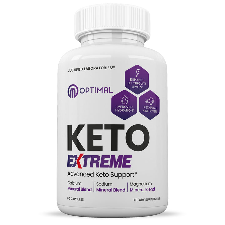 Front of Optimal Keto ACV Extreme Pills 1675MG