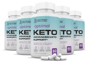 5 bottles of Optimal Keto ACV Pills 1275MG