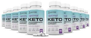 10 bottles of Optimal Keto ACV Pills 1275MG 