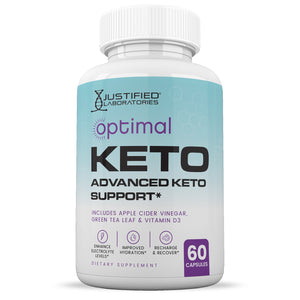 Front facing image of Optimal Keto ACV Pills 1275MG