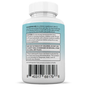 Suggested use and warning of  Optimal Keto ACV Pills 1275MG