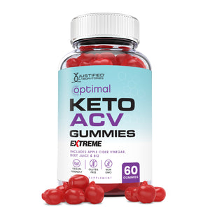 1 bottle of 2 x Stronger Extreme Optimal Keto ACV Gummies 2000mg