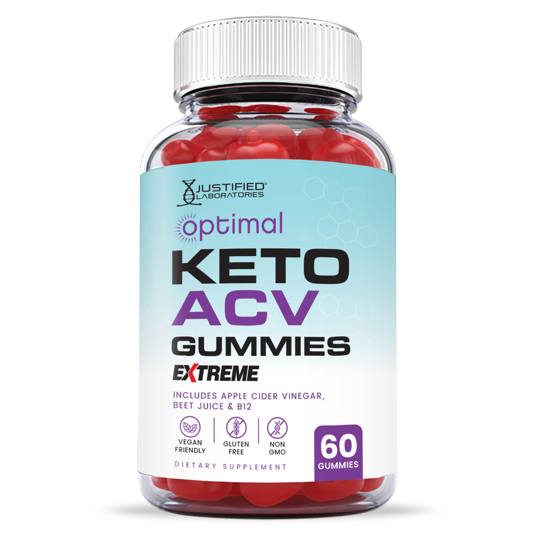 Front facing image of 2 x Stronger Extreme Optimal Keto ACV Gummies 2000mg
