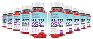 10 bottles of Optimal Keto ACV Gummies 1000MG