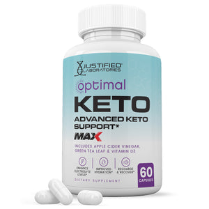 1 bottle of Optimal Keto ACV Max Pills 1675MG