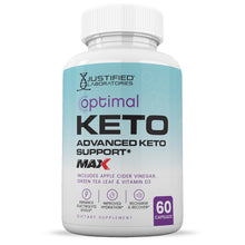 Load image into Gallery viewer, Front facing image of  Optimal Keto ACV Max Pills 1675MG
